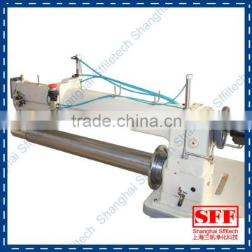 update long arm sewing machine for air collector