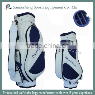 Hotsale Custom PU leather Golf Cart Bags