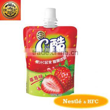 HFC 4706 fruit jelly drink/ jelly pudding with strawberry flavour