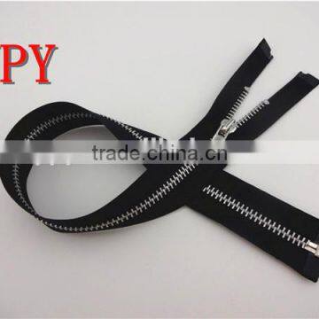 open end aluminum teeth zipper