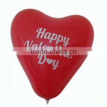 2016 Wholesale Printing Latex Heart Balloons photo-3