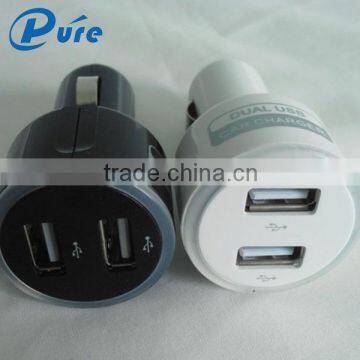 QI Standard Car Charger Hot New Products Mobile Phone 2 Port Charger High Speed Quick Charging USB Charger photo-3