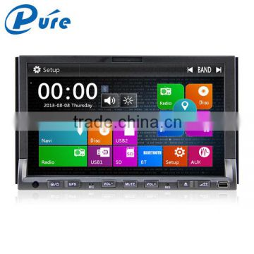 MTK3360 WinCE6.0 OS 256M RAM 2 Din 7 Inch Car DVD Player with Bluetooth 3G GPS TV AUXIN Radio