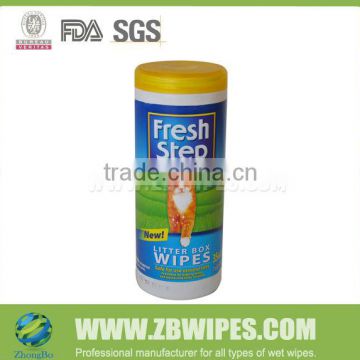 OEM Custom Pet Wipes Cat Care Wet Tissue