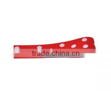 1 inch Grosgrain Polka Dots Ribbon Custom Printed Ribbon