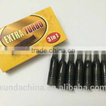 cigarette filter extra turbo yellow package 3 in 1 cigarette holder plastic black