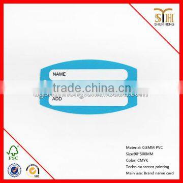 Thick business card name card green PVC hang tag