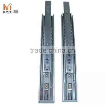 Furniture Slides Drawer 45mm Push to Open Ball Bearing Drawer Slides