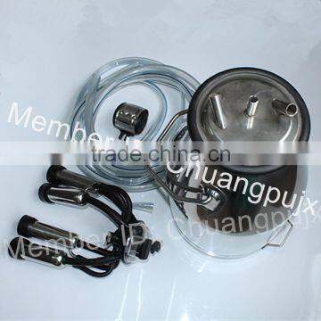 Stainless Steel Single Milk Bucket Cluster, Portable Cow Milker Pail Bucket Group, Milking Machine Accessories photo-6