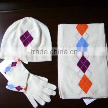 cashmere scarf set