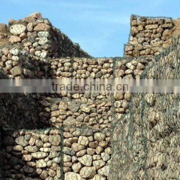 High quality low carbon steel wire Gabion mesh