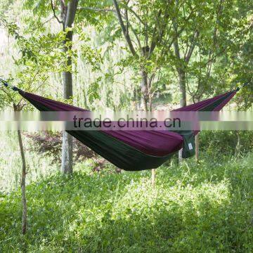 2015 Hotsale 2 Persons Portable Travel Camping Hammock Manufacturer