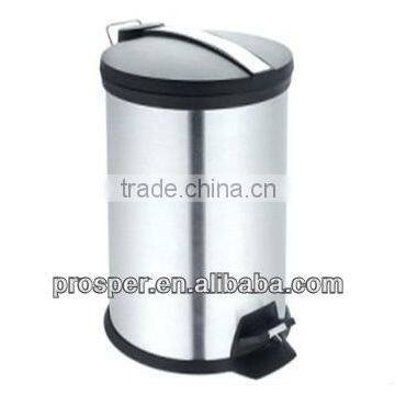 stainless steel step waste bin with plastic lid 3L/5L/12L/20L/30L