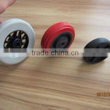 PVC tyre hard hollow plastic wheel 4x1.25