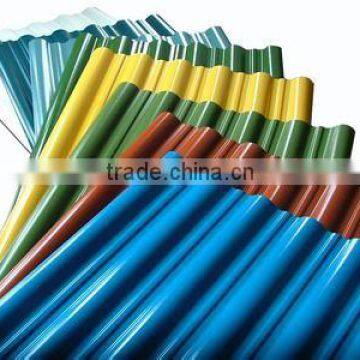 colored corrugated stainless steel/metal roofing sheets