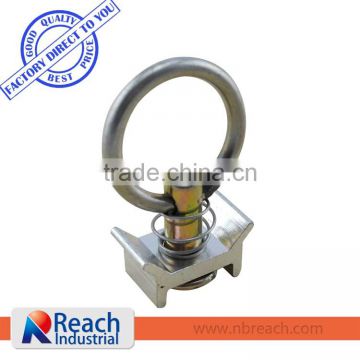 Aluminum Base Single Stud Fitting with Stainless Steel O Ring for Cargo Control