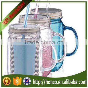 Newest and Fashion Plastic Cup With Straw photo-2