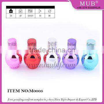 M0003 roll bottle glass bottle aluminum perfume bottle wholesale