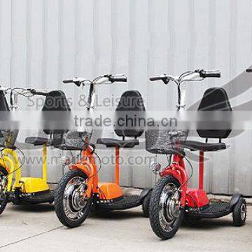 China Made electric scooter, 3 wheel electric scooter 350w/500w optional