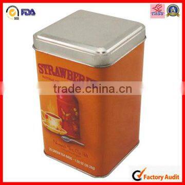 Empty Tall Colored Metal Customed Square Tin Box for Wine photo-4