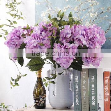 Wholesale Artificial Silk Hydrangea Wedding Decoration Flowers photo-2