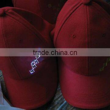 fashion led flashing baseball cap/fancy baseball caps