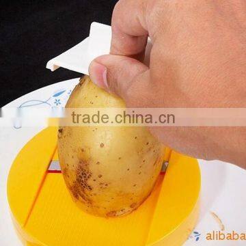 CY124 Creative Homemade Microwave Oven Baked Potato Chips Maker Device Slicer and Plate Kitchen Tool Manufacturer photo-6