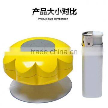 Bathroom Waterproof Bluetooth Speaker With Fashion Colors Sun Flower Shape photo-4