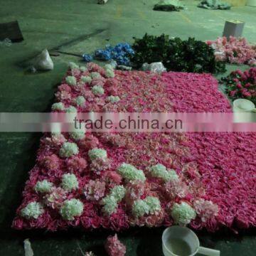 Q113001 Wedding Decoration Green Wall China Manufacturer Artificial Flower Wall photo-5