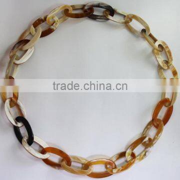 High quality best selling buffalo horn yellow and black modern necklace from Vietnam