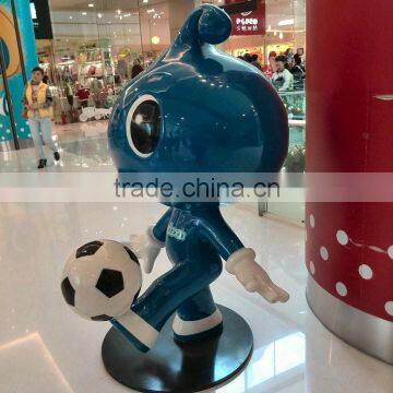 Football Man Cartoon Figure Mascot for Shopping Mall photo-3