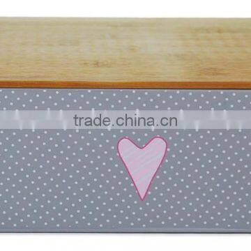 Vintage Design Home Kitchen Pink Bread Bin photo-6