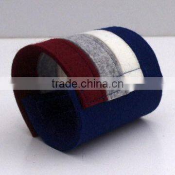 Hot new bestselling product wholesale alibaba handmade Felt Wrist Cuff Felt Bangle made in China