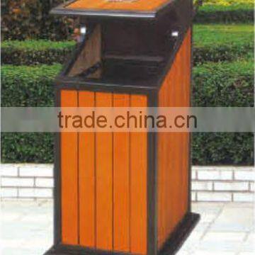 (HD-18202)Outside Mobile Wooden Trash Can photo-2