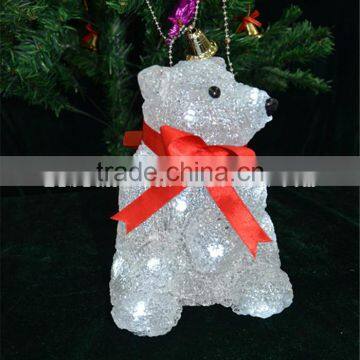 Battery Operated Led Light Acrylic Snowman Christmas Gift
