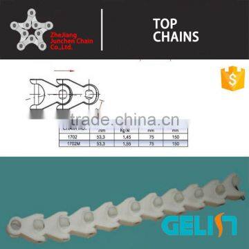 1702 1702M POM Plastic Crate Conveyor Chain photo-3