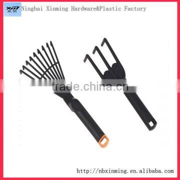 Wholeale small hand plastic garden rake