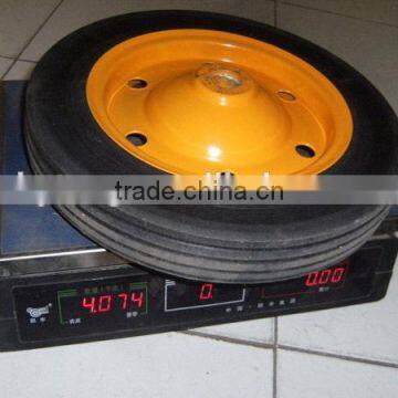 Size 13x3 Solid Wheel With Metal Rim 13x3/14x4 Size photo-3