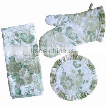 3pcs Kitchen Textile Sets