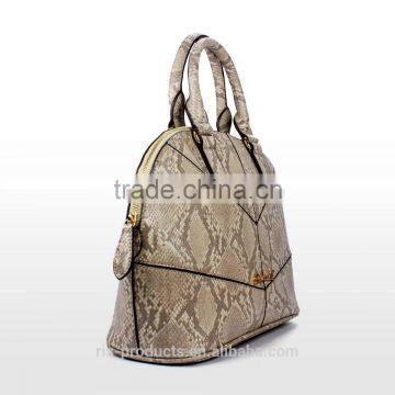 Insignia Snake Skin pu Custom Tote Bag photo-2