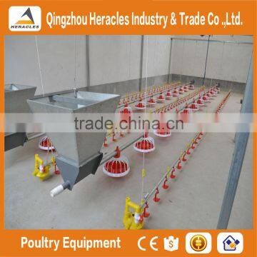 2016 complete controlled Heracles large-scale automatic poultry feeders and drinkers in Brioler Chicken farm equipment design