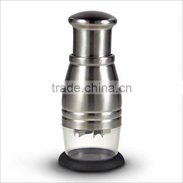 Stainless Steel Kitchen Pressing Onion Garlic Cutter Chopper photo-6