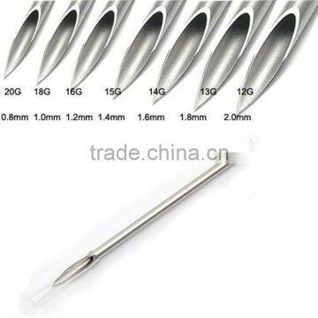 Surgical Steel Piercing Needles 12,14,16,18,20G For Navel Nose/Lip/Ears photo-4