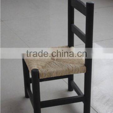 Beautiful Solid Wood Chair With Ratten Weave for Children photo-2
