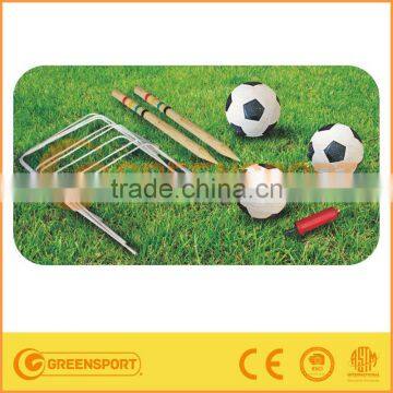 GSSGCR1 Football croquet set with 3 ball 10 goal kids training