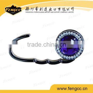 Woman Foldable Bag Hanger Purse Hook Metal Bag Holder photo-2