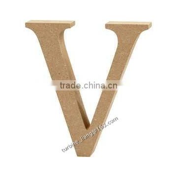 wooden MDF Letter "V", alphabet letter