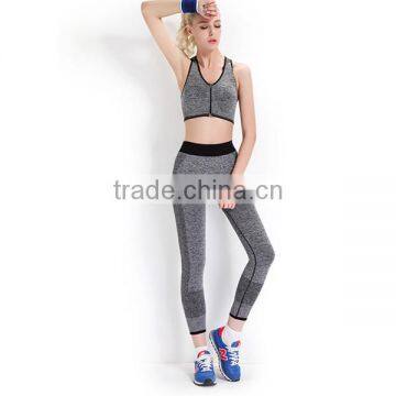 ladies high impact sport breathable nylon sports bra