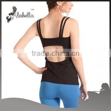 Gymshark Fitness Wholesale Plain Black Tank Top photo-2