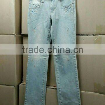 Cheap Stock Lot Sale Various Man Woman's Denim Jean From Korea photo-2